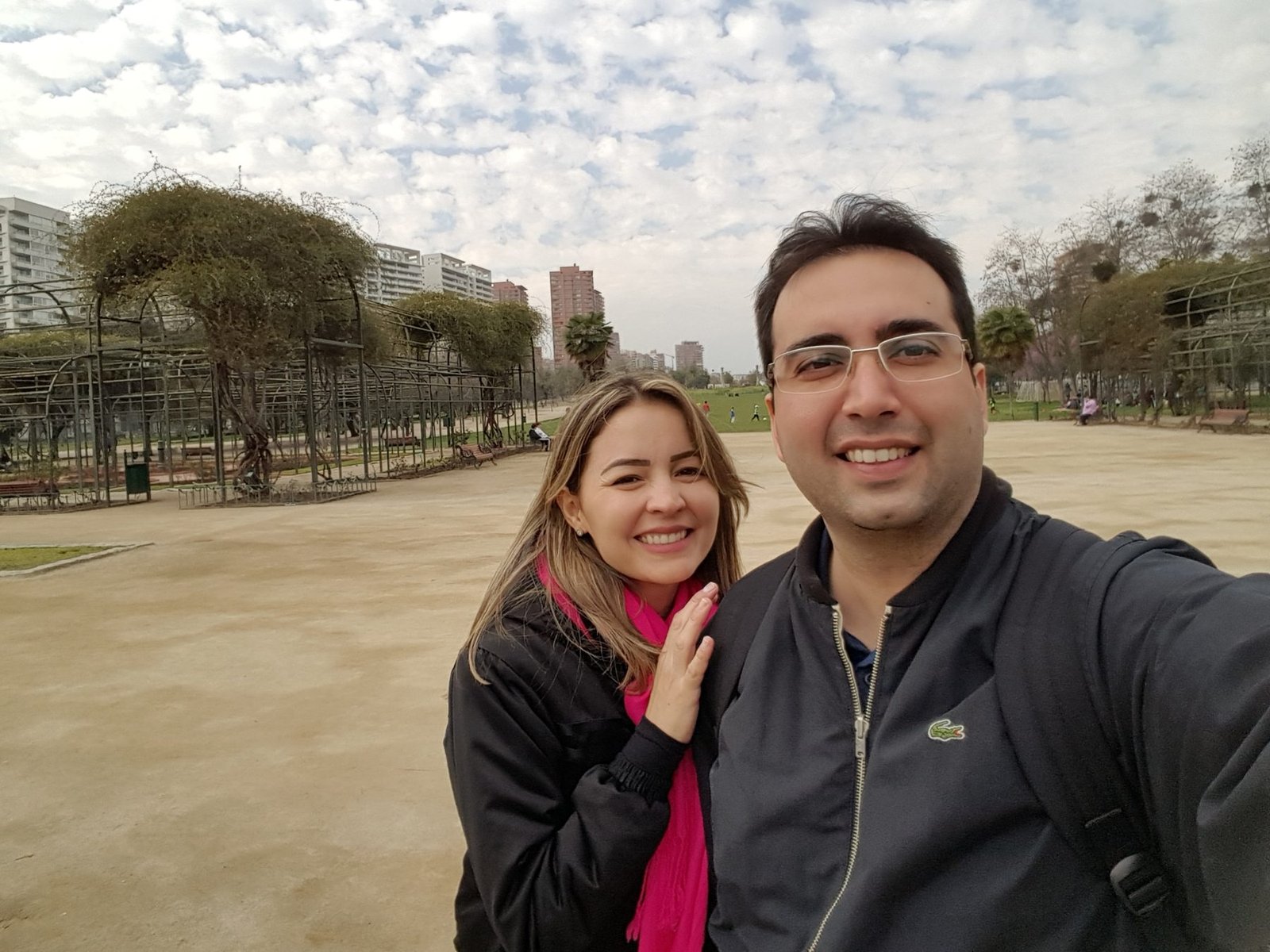 Selfie em um parque