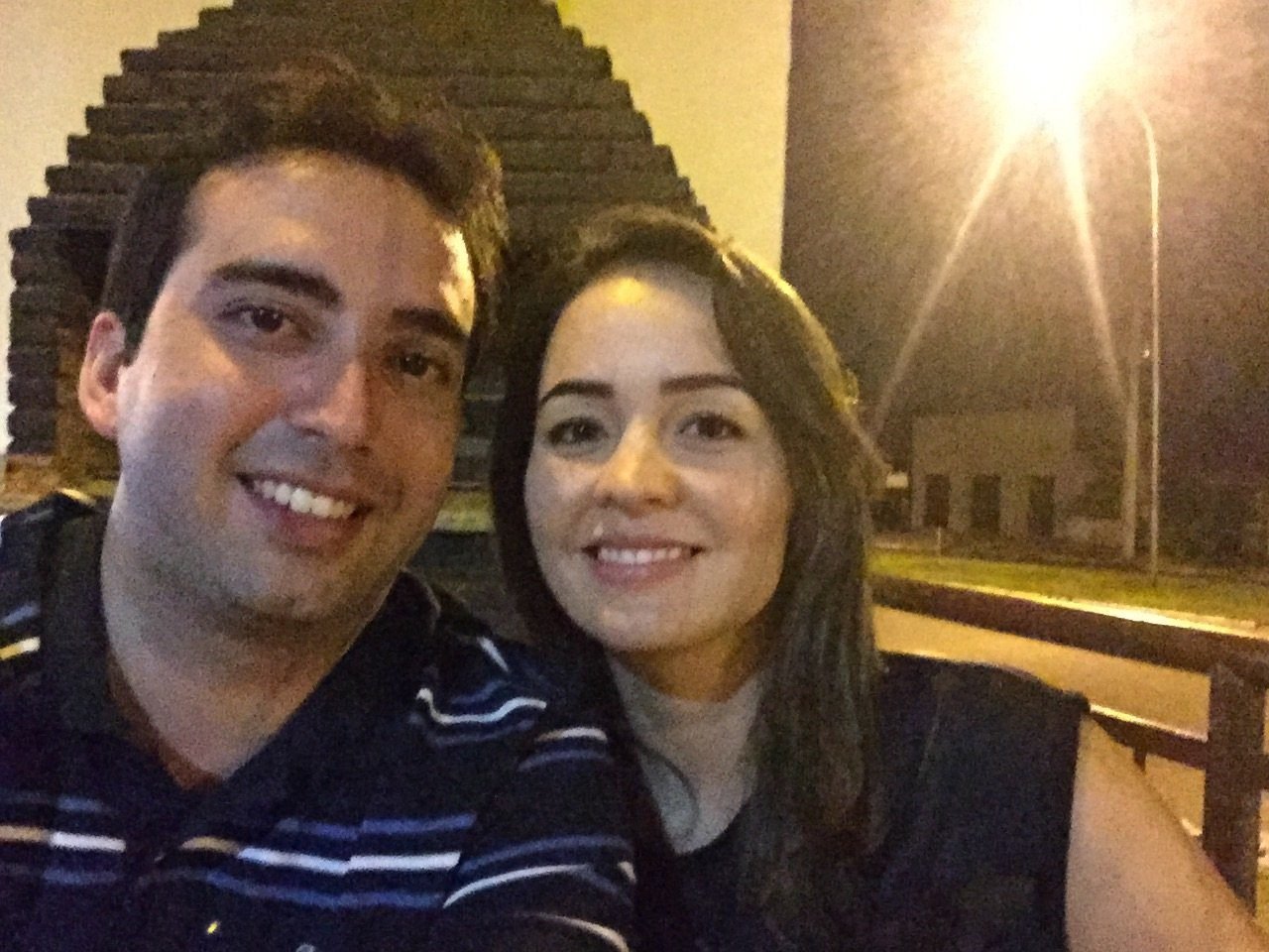 Selfie à noite
